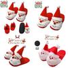 Christmas-themed Fuzzy Slippers For Kids And Women With Memory Foam And Anti-slip Sole
