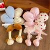 Cute Cotton Filled Scrunchies Cloth Plaid Flower Hair Ring Creative Bun Rubber Bands  Travel