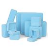 High-end rounded velvet jewelry box, jewelry ring box, pearl necklace and earrings box, bracelet jewelry packaging box