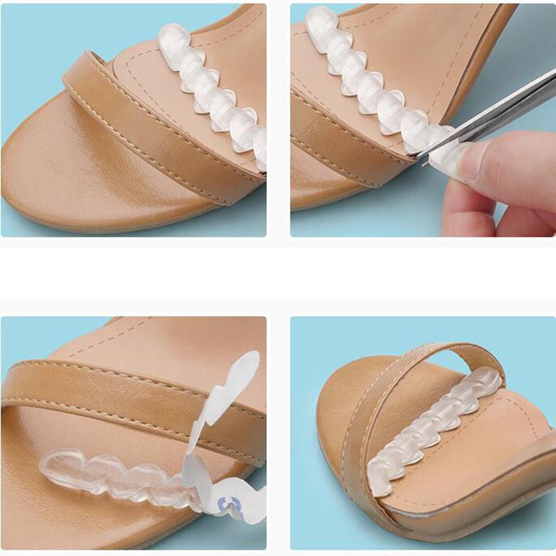 1 Paio Donna Morbido Silicone Gel Onda Antiscivolo Cuscinetto Tacchi Alti Stop Scivolamento Solette Supporto Metatarsale Inserto Cuscinetto Avampiede
