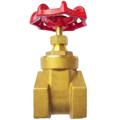 Zhu Yun Thickened Internal Thread Brass Manual Gate Valve