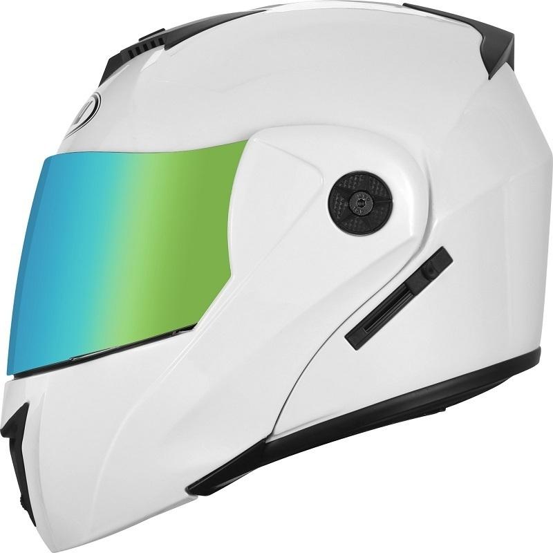 Safety Motorcycle Helmet DOT Flip Up Double Lens Unisex Helmet With Visor Cross Section Helmet Modular Flip Helm