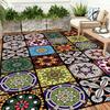 Retro Persian Ethnic Color Outdoor Floral Carpet High-end Luxury Tea Table Rugs Dining Room Anti-slip Large Area Washable Mats