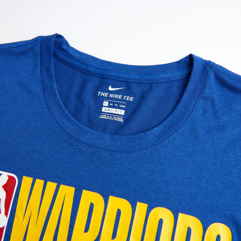 Nike NBA T-Shirt Buchstabenlogo Atmungsaktiv Kurzarm Kinder Tops Blau 3Z2B7BBKU-WAR