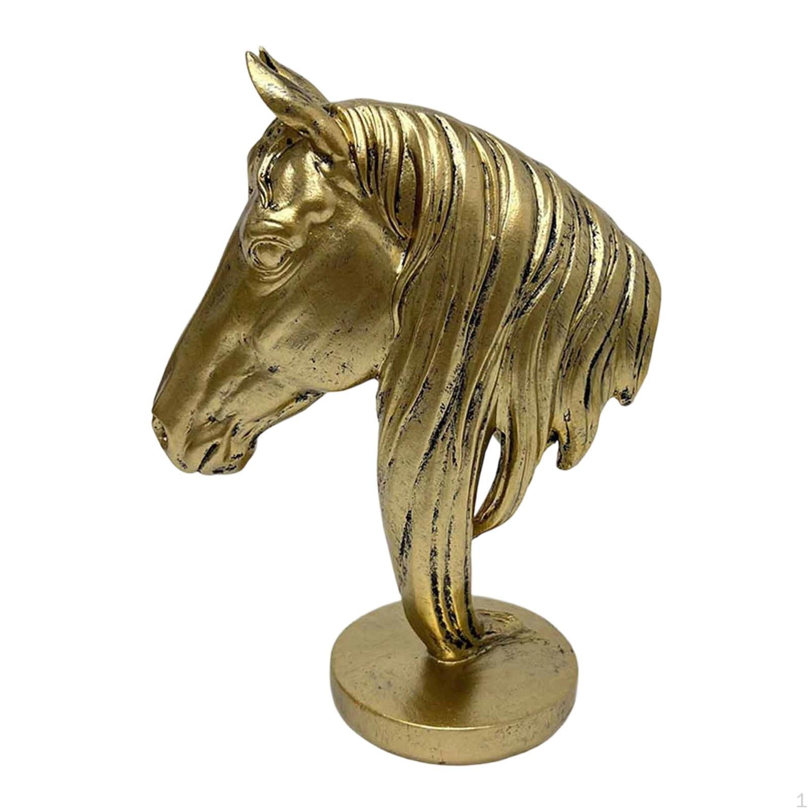 

Animal Statue, Art Figure, Tabletop Decoration, Creative Feng Shui Ornament, Sculpture for Gold 15.6x8.5x21.3cm