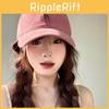 H Letter Baseball Cap For Women Cotton Wide Brim Hat Geometric Pattern Use Casual