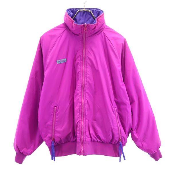 

Columbia reversible Nylon jacket XL Pink x purple Outdoors Women Used