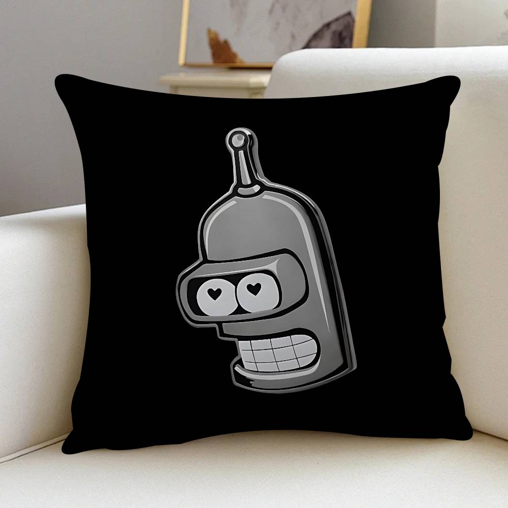 Cartoon Bender Pillow Gifts Home Office Furnishings Bedroom Sofa Car Cushion Cover Case 45x45cm