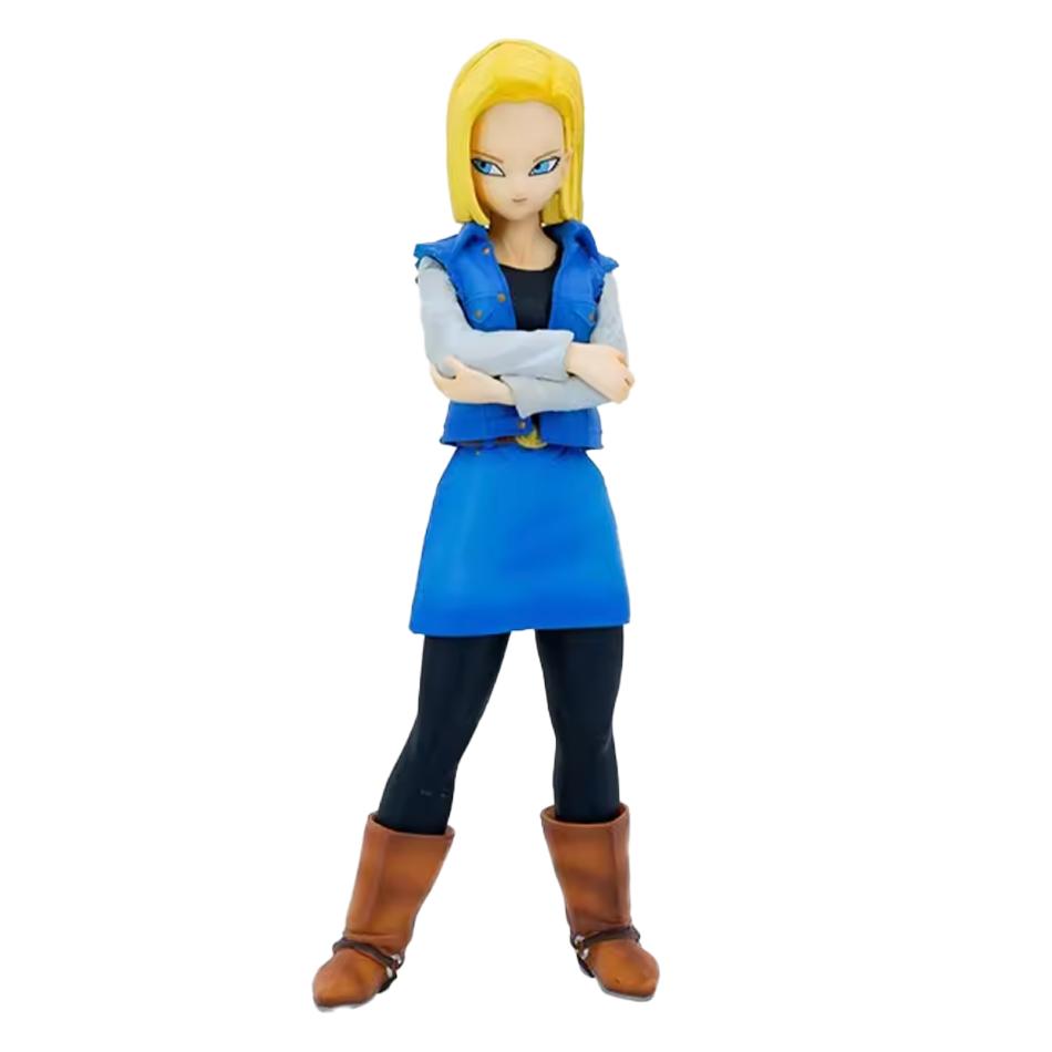Sale Anime Dragon Ball Z Android 17 18 Figure PVC Action Figures Collection Model Toys for Children Gifts