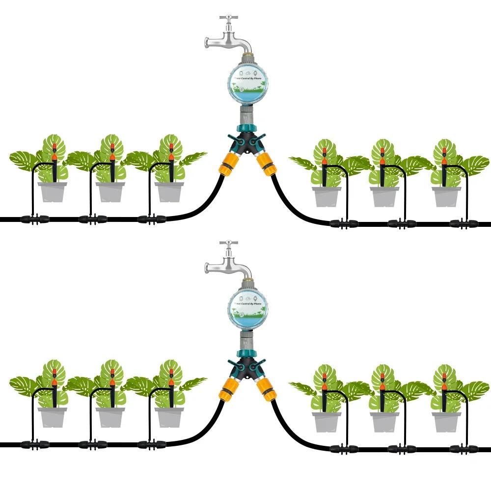 Plant Watering Flower Irrigation Automatic Timing Controller Intelligent Remote Control Automatic Irrigation System Sprinkler