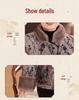 Grandma Winter Faux Fur Coat - Thickened Velvet Lined Chinese Style for Elderly Women