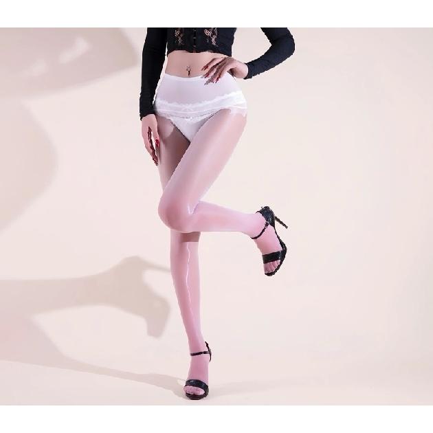 

Satin-dyed thin aurora fabric3D Two-tone gradient seamless pantyhose, pure and alluring black stockings for sexy girls Closed Gear