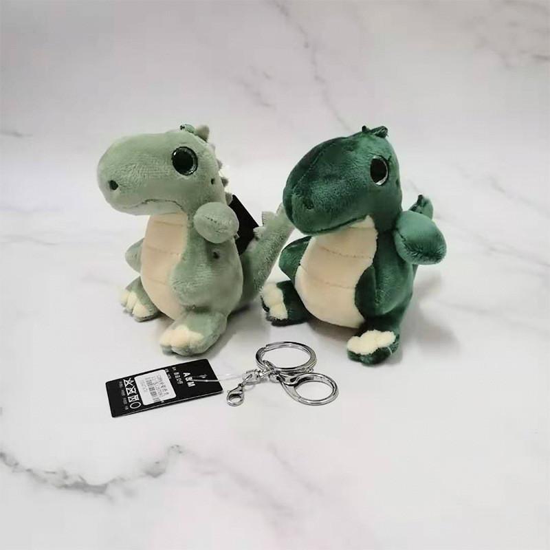Green Dinosaur Sweet Plush Keychain Adorable Soft Stuffed Toy For Ages All