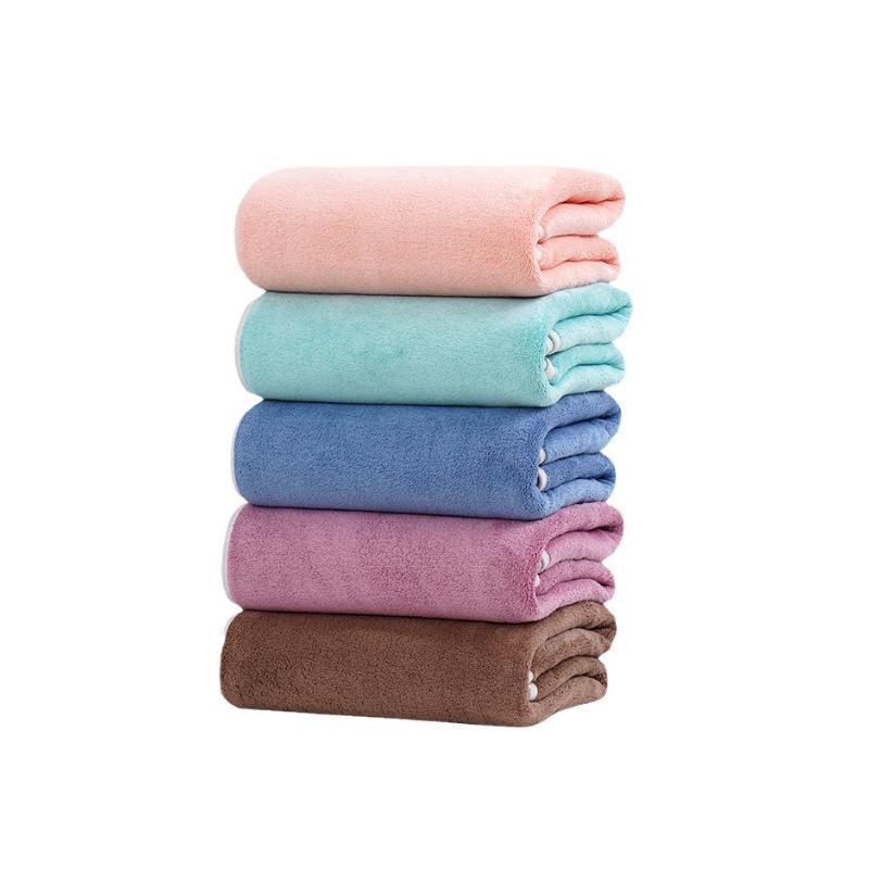 Soft, Water-Absorbent 2-in-1 Mother and Child Bath Towel Set