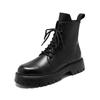 Fashion Autumn Men Japan Karajuku Korean Style Fashion High Top Streetwear Thick Platform Boots Casual Leather Shoes Male Lace Up Shoes