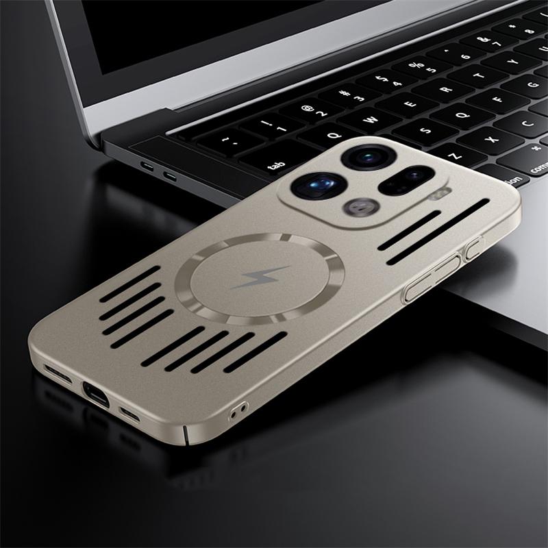 For Magsafe Magnetic Soft PC Slim Thin Heat Dissipation Phone Case for Oneplus 15 13 13R 13T 12R Cover Cases