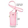 Sport Water Bottle Cover Mobile Phone Bag Camping Accessories Mesh Cup Sleeve Pouch Portable Visible Bag With Strap