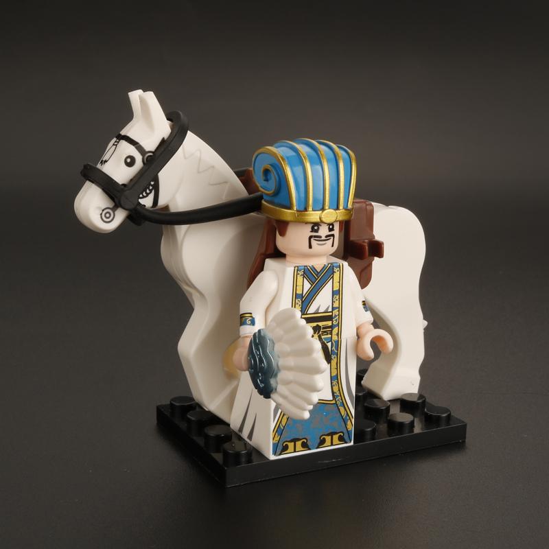 Drei Königreiche Xiaoxia Romance Soldat Zusammengebautes Spielzeug Bausteine Ma Guanyu Figur Junge Puzzle Macht Kleines Geschenk