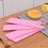 4 Pcs Cake Decorating Comb Set BPA Free Cream Spatula Tool for Baking Lovers Homemade Dessert Crafting