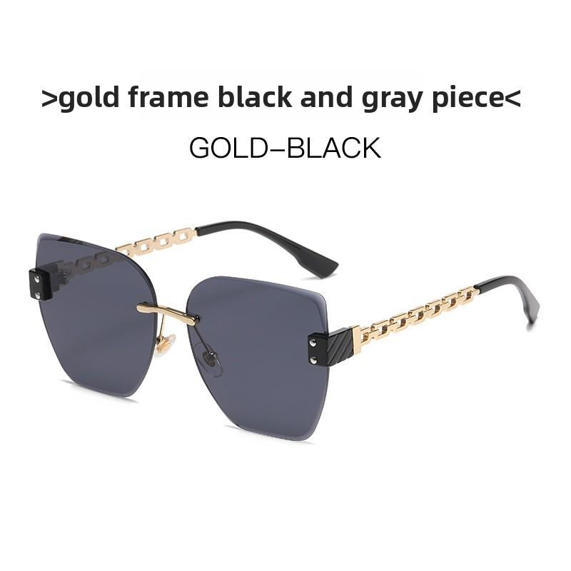 Fashion Square Frame Sunglasses With Uv400 Protection For Summer Outdoor Travel
