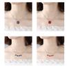 Double-sided Four-leaf Clover Necklace for Women, Japanese and Korean Simple Student Collarbone Chain, One Pair of Wear