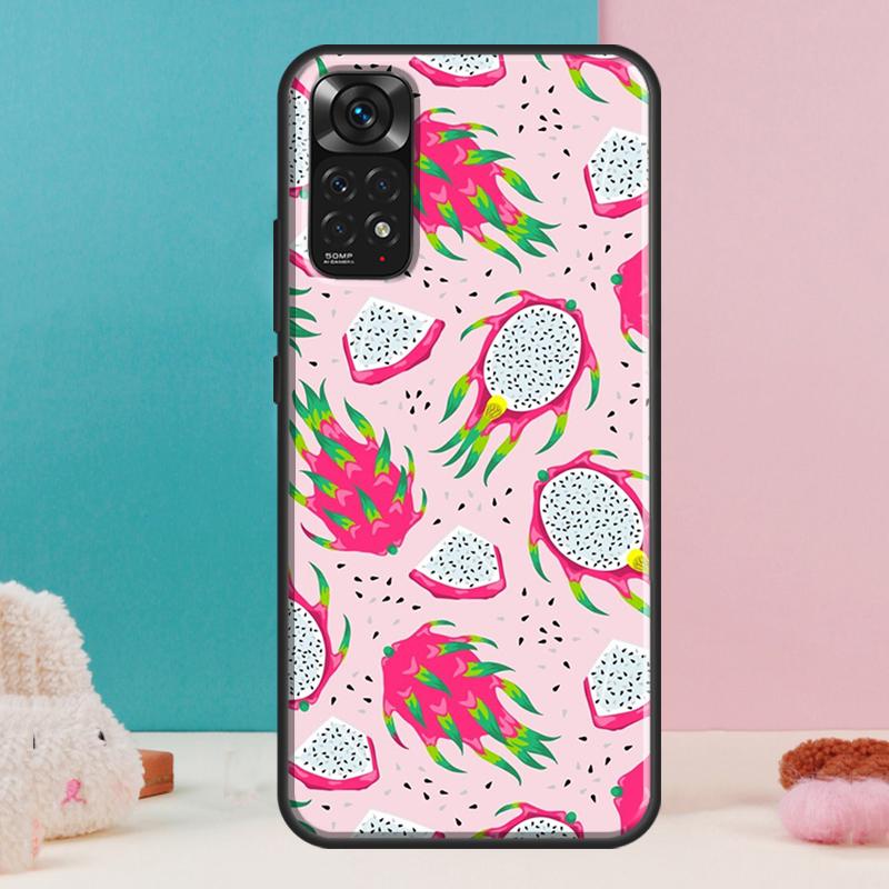 Tropical Summer Fruit Lemon Case For Xiaomi Redmi Note 14 13 Pro 12 11 9 10 9S 10S 11S 12S Redmi 14C 13C 10C 12C Cover
