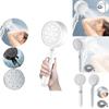 Abs Handheld Showerhead With Powerful Water Pressure And Five Spray Modes For Bathroom