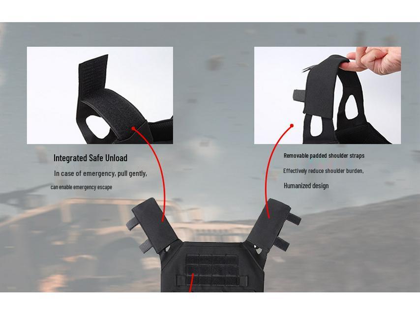JPC Lightweight Tactical Vest - Multifunctional Outdoor Military Fan Gear
