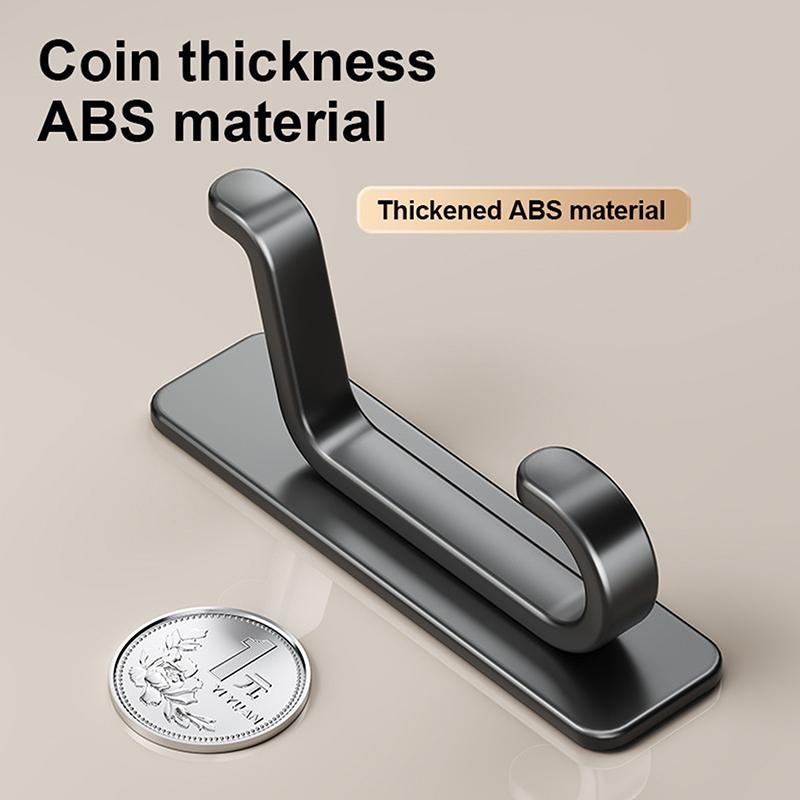 Multifunctional Hook Set, No Drilling Required, For Bedroom Storage, Bathroom, Kitchen, And Entryway Key Racks.