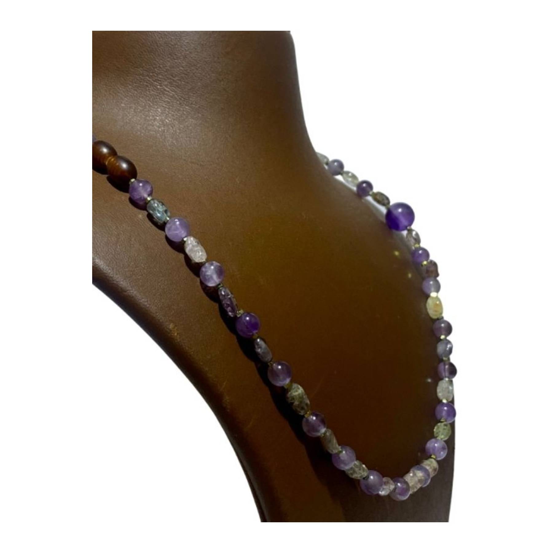 

Amethyst Stone Necklace - 4/5Mm