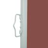 Retractable Side Awning 140 x 600 cm Brown