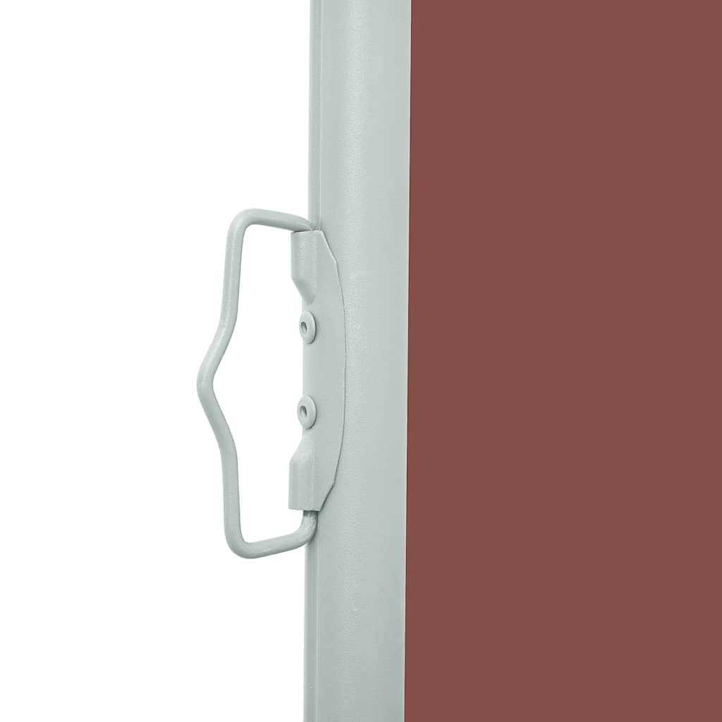 Retractable Side Awning 140 x 600 cm Brown