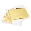 100 Stück Dünnes Papier Blattgold 5,5 x 5,5 Zoll Folienpapier Blatt Kunstfolienblätter Für Basteln