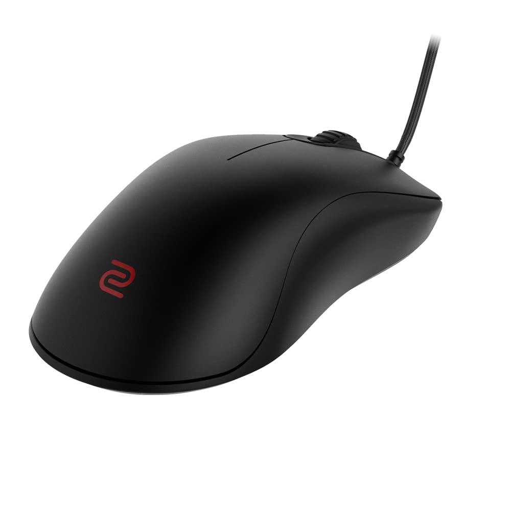 BenQ Gaming Mouse port connection plug sizes FK2-C (Symmetrical design/3360 sensor/Right-handed/Paracord/Lightweight/USB & play/3 available M, L, XL)