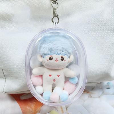 Toy Multicolor Clear Outdoor Bag Transparent Doll Accessories Doll Display Box Kawaii 10/15/16cm Storage Case Bag Decoration