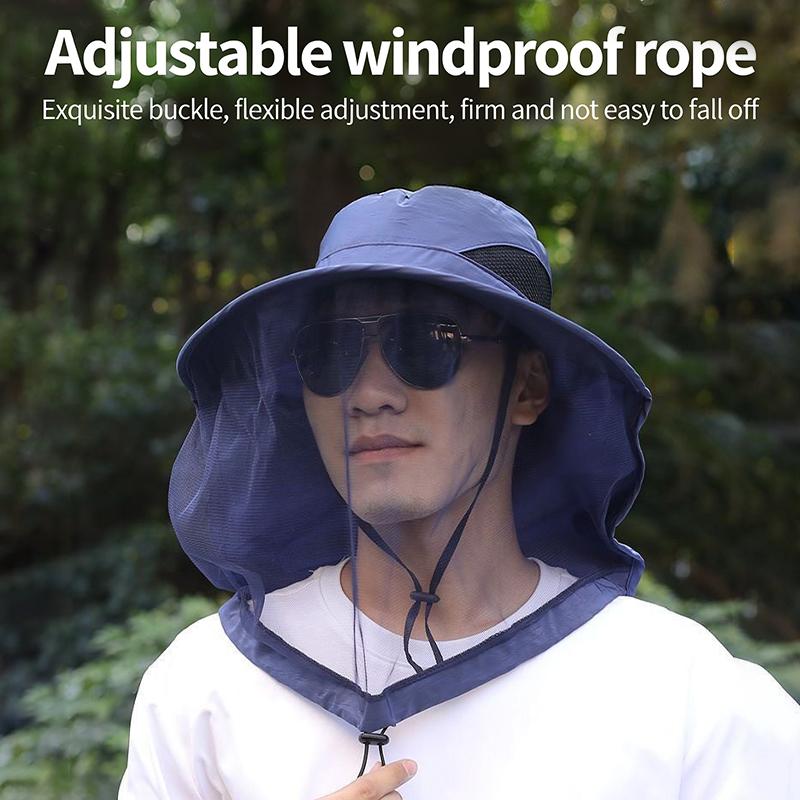 Wide Brim Hat for Sun Protection Summer Outdoor UV Shield Camping Hiking Lightweight Breathable Cap