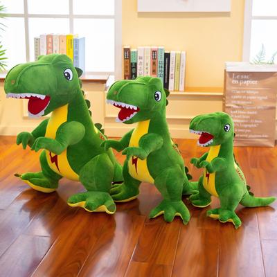 Boneca Grande de Tiranossauro Rex Simulação Dinossauro Brinquedo de Pelúcia Presente de Aniversário para Menino Boneca Infantil