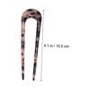 Creative U-Shaped Acetate Hairpins, Hair Sticks for Updos, Hair Accessories for Parties and Daily Wear, 2 Pieces