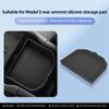 Luckeasy For Tesla Model S X - Wireless Charging Pad Central Control Pad Armrest Box Storage Pad Interior Accessories