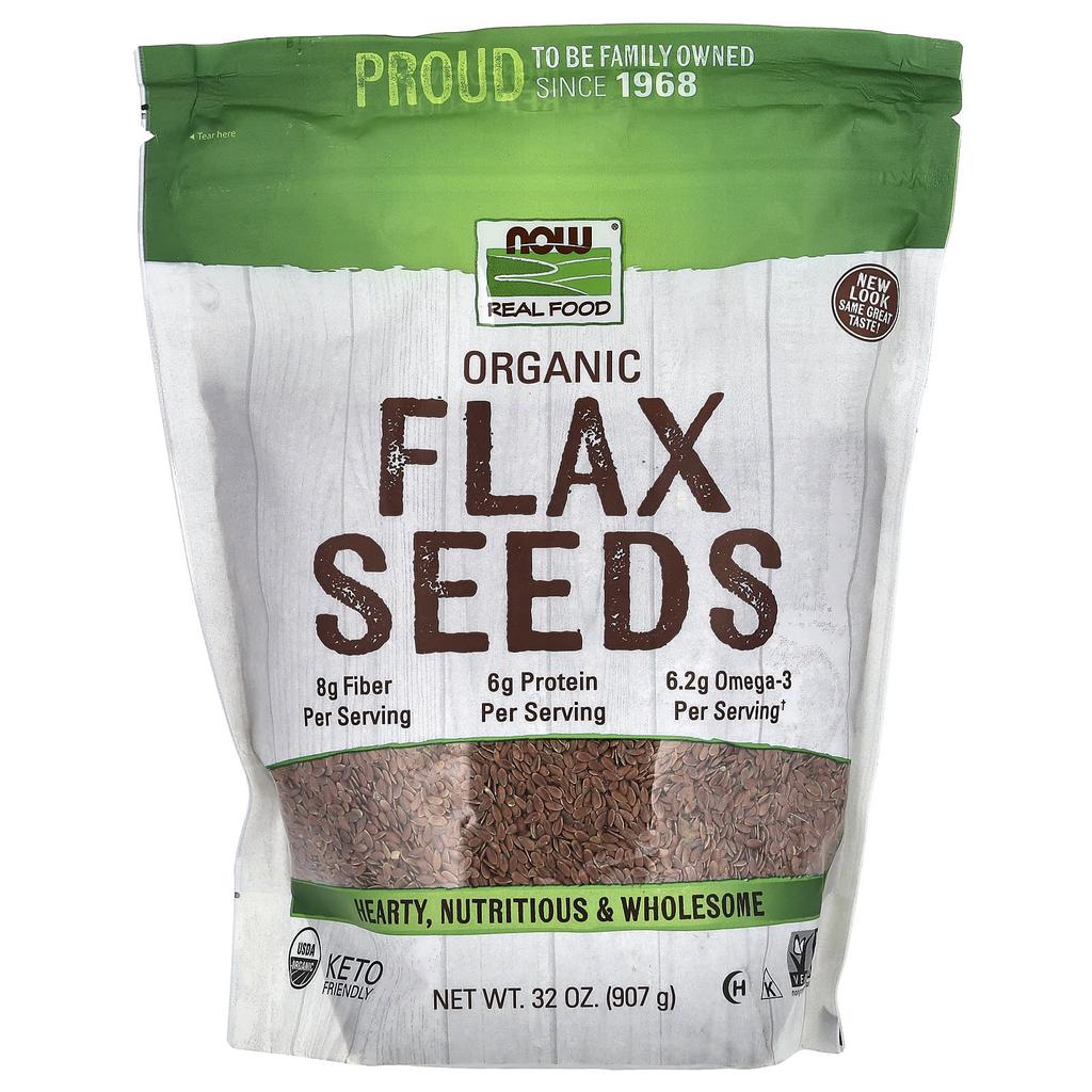 Real Food, Organic Flaxseed, 907G(32Oz)