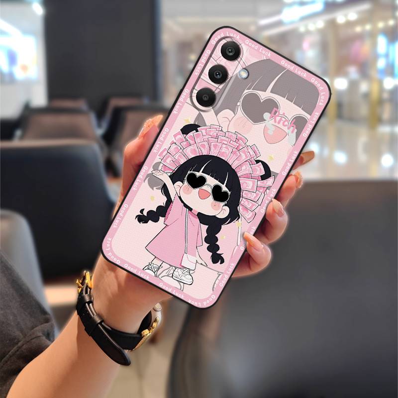 Back Cover Protective Phone Case For Samsung Galaxy A16 5G/SM-166P/E Silicone Anti-knock Durable Dirt-resistant TPU Cute