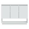 Sideboard White 97 X 31 X 75 Cm Engineered Wood