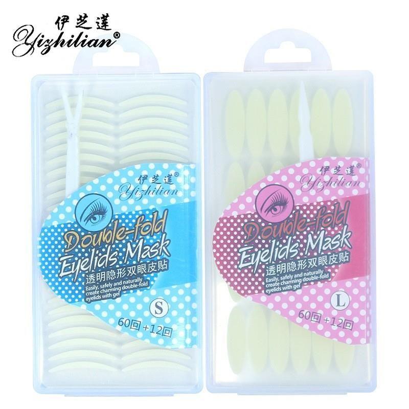 

Yizhilian 72 Двойные наклейки для век для задней части глаз, в коробке, волшебные, суперневидимые, натуральные, лента для красоты глаз, инструменты для макияжа, США $Подушечка для глаз 1ml