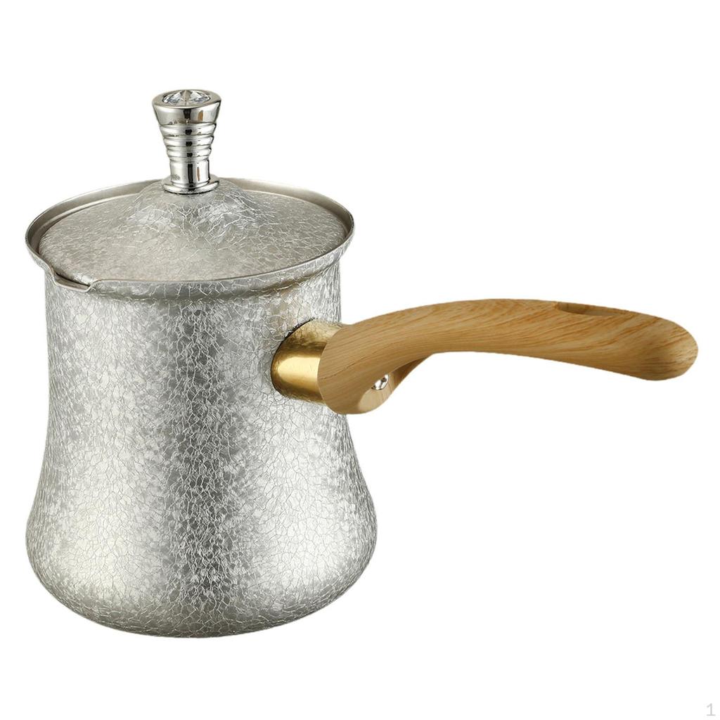 Coffee Pot Butter Milk Warmer Jug Easy to Clean Gift for Induction Cookers Chocolate Melting