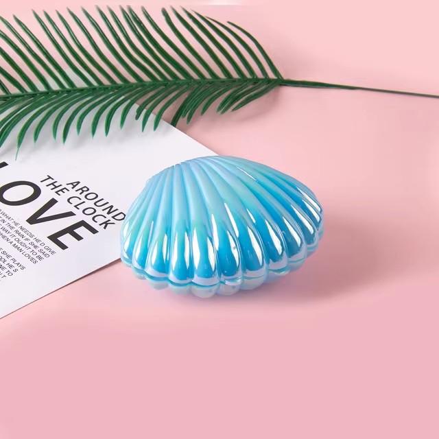 5 stücke Shell Candy Boxen Kunststoff Candy Box Baby Dusche Snack Cookies Box Hochzeit Liefert Meerjungfrau Geburtstag Party Candy Box Gefälligkeiten
