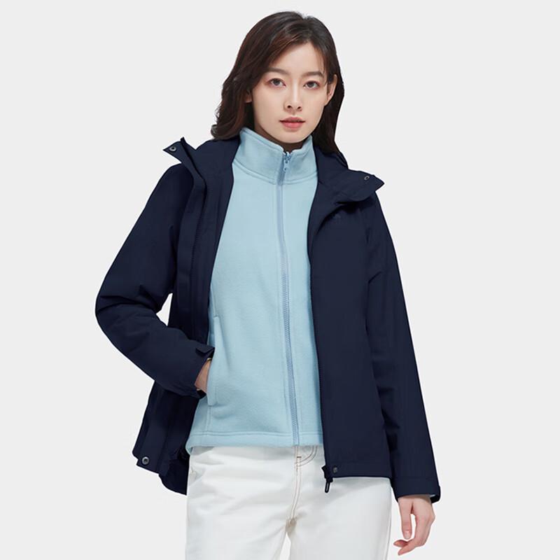 CAMEL Unisex 3-in-1 Waterproof Windproof Warm Jacket 4XL