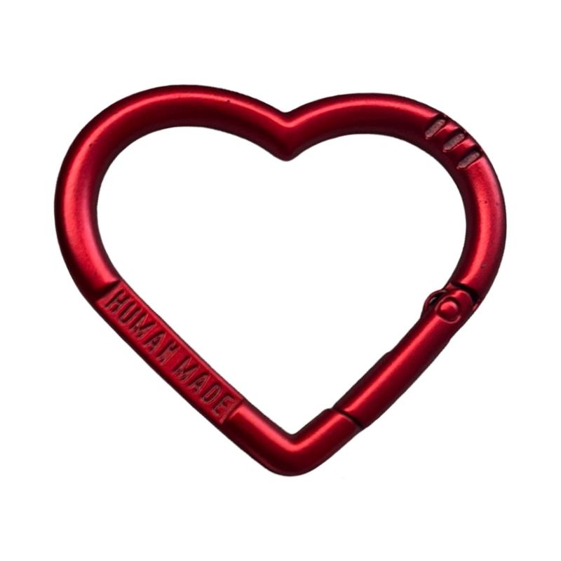 

Engraved Heart Keychain Buckle Personalized Gift Zinc Alloy Handmade Jewelry Accessory For Keys Bag Decoration червоний