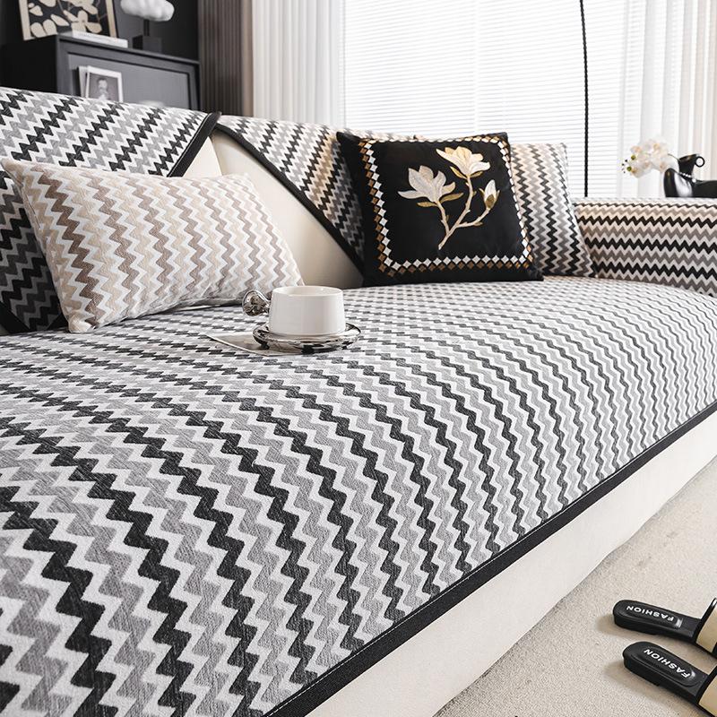 Chenier Sofa Cushion Is Universal In All Seasons, Dirt-Resistant And Non-Slip Seat Cushion, Light Luxury And High-End All-Inclusive Sofa Cover, Cover