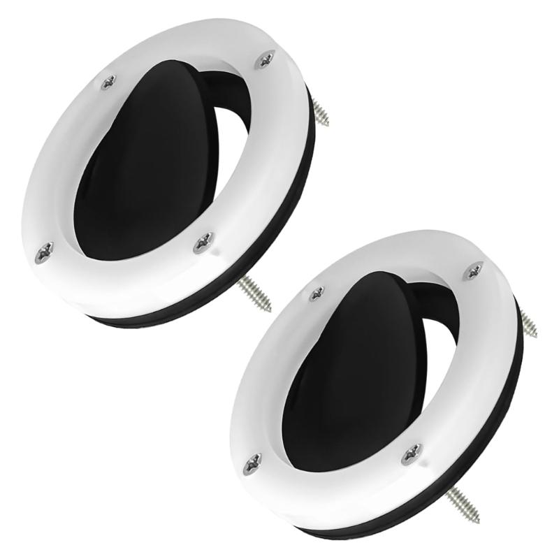 ABS Rubber Boat Drain Outlet Kit Prevents Water Backflow For Fishing Boats And Speedboats