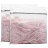 Muchfun 2Pcs Durable Honeycomb Mesh Laundry Bags for Delicates 24 X 24 Inches (2 XX-Large)